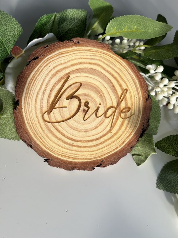 Personalised Pine Slice Coasters