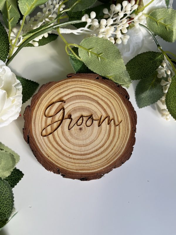 Personalised Pine Slice Coasters - Image 2
