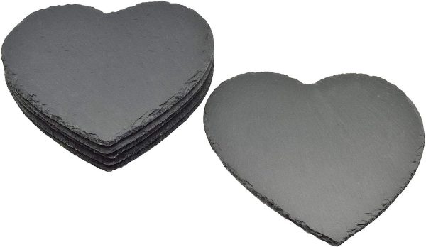Personalised Heart Slate Placemat (25cm) - Image 2