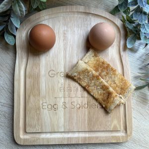 Personalised "Egg & Soldiers" Board