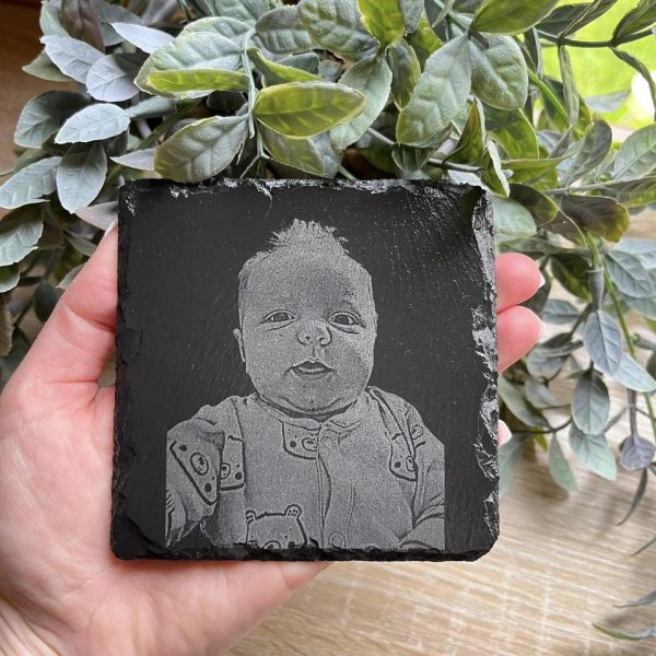 Personalised Favourite Person (ANY IMAGE!!) on a 10cm Slate Coaster - Image 3
