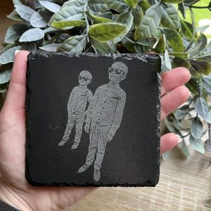Personalised Favourite Person (ANY IMAGE!!) on a 10cm Slate Coaster