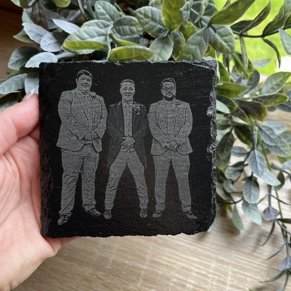 Personalised Favourite Person (ANY IMAGE!!) on a 10cm Slate Coaster - Image 2